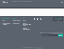 Tablet Screenshot of optoma.pl