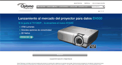 Desktop Screenshot of optoma.com.mx