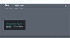 Desktop Screenshot of optoma.no