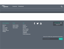 Tablet Screenshot of optoma.no