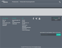 Tablet Screenshot of optoma.de