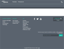 Tablet Screenshot of optoma.fr